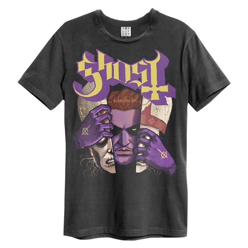 Image of Amplified Amplified Men Alter Egos Ghost T-Shirt in Charcoal Size: X-Small Charcoal XS Male 5059699796690