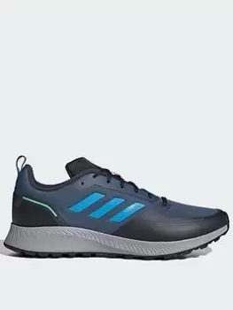 Image of adidas Runfalcon 2.0 Trail, Navy/Blue, Size 12, Men