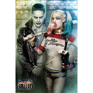 Image of Suicide Squad Joker & Harley Quinn Maxi Poster