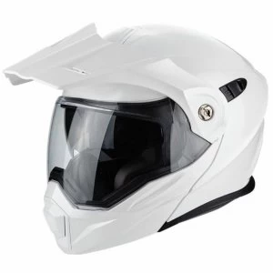 image of (White) Scorpion ADX-1 Flip-Up Motorcycle Unisex Helmet L