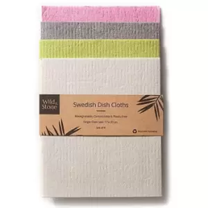 Image of Wild & Stone Compostable Swedish Dish Cloths - Set of 4