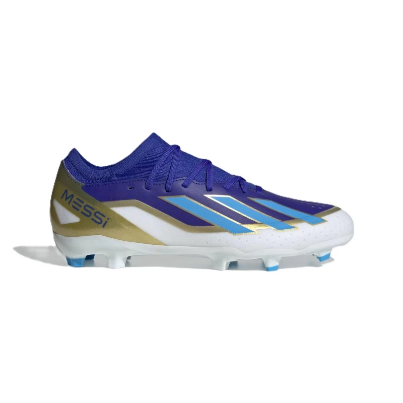 Image of adidas X Crazyfast League Fg Messi Firm Ground Football Boots Mens Lucblu/Blubrs/F male 11 (46)