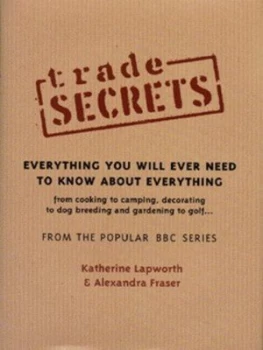 Image of Trade Secrets by Alexandra Fraser Hardback