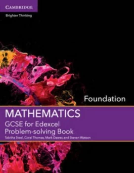 Image of Gcse Mathematics for Edexcel. Foundation Problem-Solving Cut by Tabitha Steel Paperback