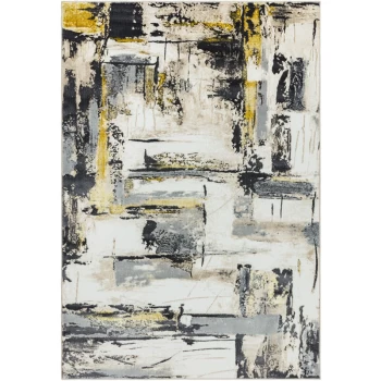 Image of Cyrus CY03 Emir 200cm x 290cm Rectangle - Grey and Multicoloured