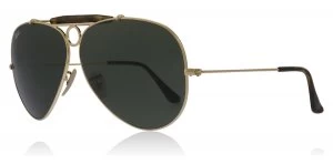 image of Ray-Ban 3138 Sunglasses Gold 181 62mm