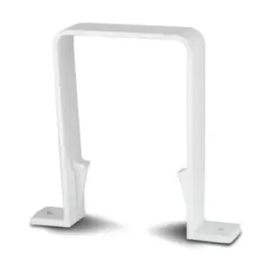 Image of 65MM SQ. DOWNPIPE BRKT White NEW 20 - White