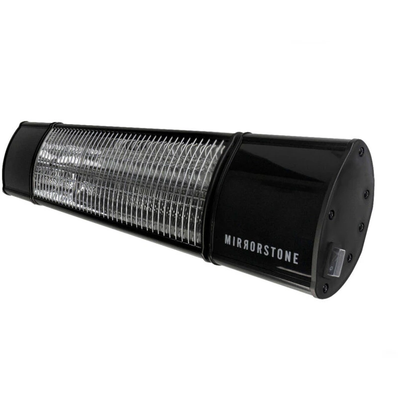 Image of Mirrorstone 1.2kW Athena Infrared Bar Heater, Black ATH-12SD