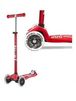 Image of Micro Scooter Maxi Deluxe LED Red Scooter