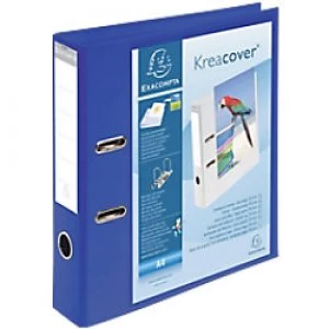 Image of Exacompta Presentation Ring Binder PVC A4 2 ring 75mm Blue