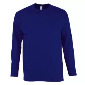 Image of SOLS Mens Monarch Long Sleeve T-Shirt (4XL) (Ultramarine)