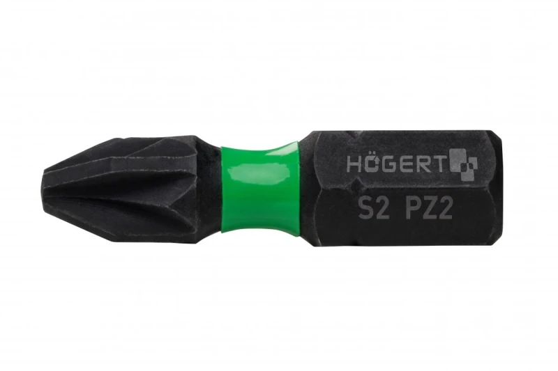 Image of Hogert Technik HT1S700 Screwdriver Bit Tool Steel, Magnetic Tool Steel Screwdriver Bit (5514)