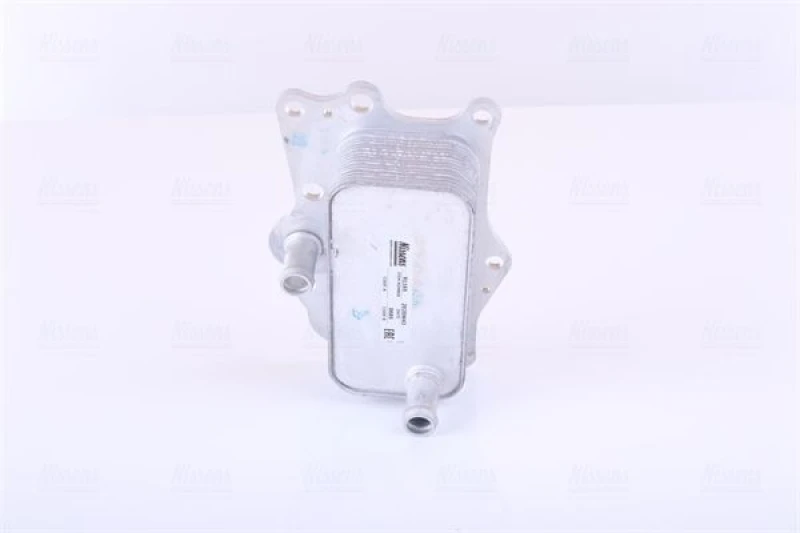 Image of NISSENS 91165 Oil Cooler without gaskets/seals, without filter Aluminium Oil Cooler,engine oil (469)