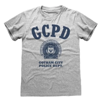 Image of Batman - GCPD Unisex Large T-Shirt - Grey
