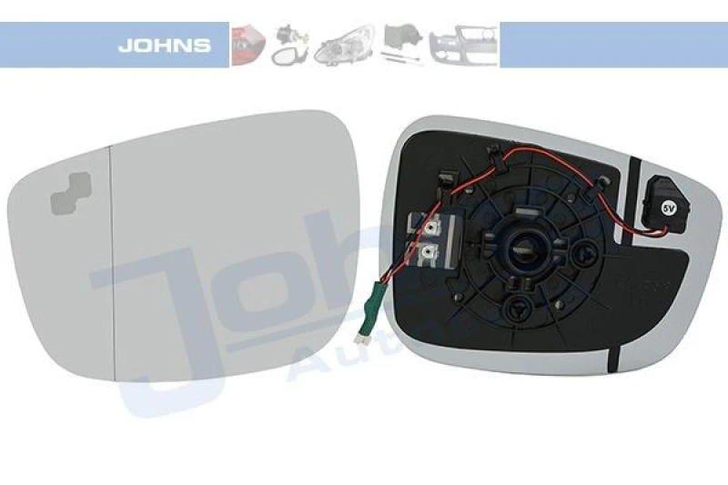 Image of Wing mirror glass JOHNS 45 83 37-88