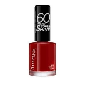 Image of Rimmel Nail Polish 60 Second Rapid Ruby 8ml