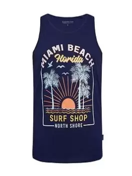 image of BadRhino Miami Beach Vest - Navy, Size 2XL, Men