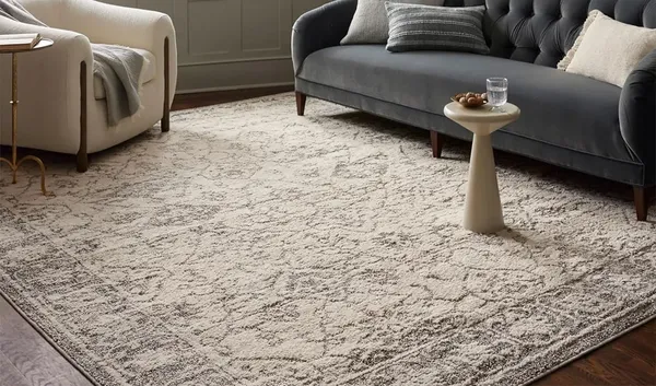 image of Joanna Hope Joanna Hope Textured Rug Grey 160X230 MD47202