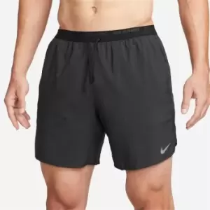 Image of Nike Dri-FIT Stride Mens 7 Brief-Lined Running Shorts - Black