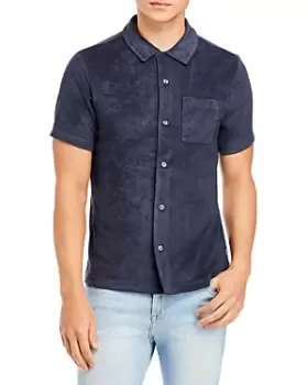 Image of Michael Kors Terry Button Down Shirt