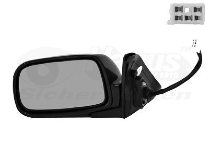 Image of VAN WEZEL Wing mirror VAN WEZEL 5387807