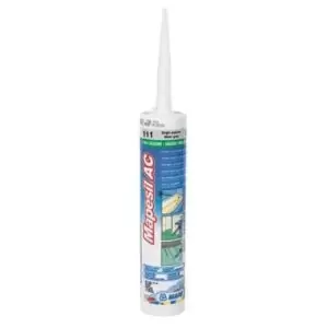 Image of Mapei Mapesil Ac Silver Silicone-Based Sealant, 310Ml