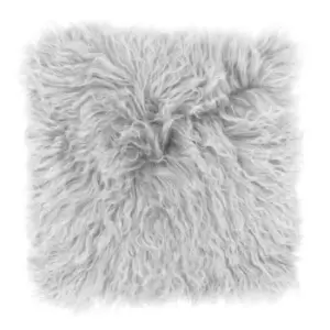 Image of Paoletti Mongolian Polyester Filled Cushion Wool Glacier