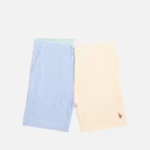 image of Polo Ralph Lauren Boys' Preppy Athletic Shorts - Harbor Island Blue - 10-12 Years