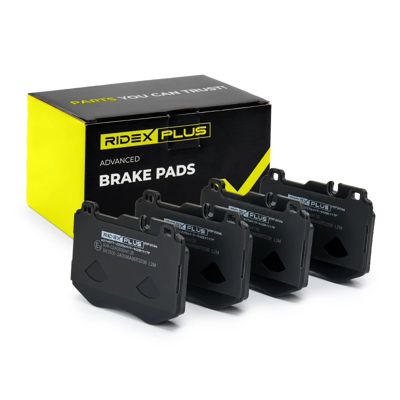 Image of RIDEX PLUS Brake pad set RIDEX PLUS 402B1117P
