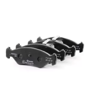 Image of BREMBO Brake pad set FORD,MAZDA P 24 044 1010502,1013843,1030601 1042687,1064762,1079919,1090276,1947389,96FB2K021AA,96FB2K021CA,96FX2K021AA,1E033323Z