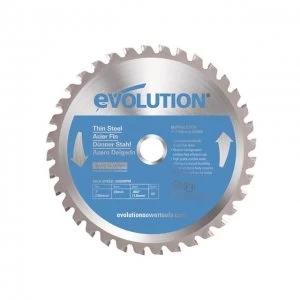 Image of Evolution Thin Steel Cutting Circular Saw Blade 180 x 1.6 x 20mm x 68T