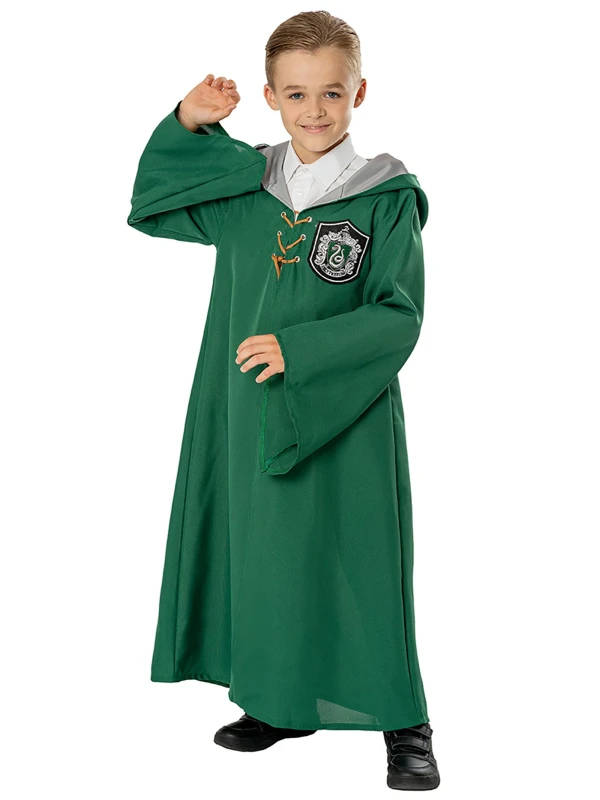 Image of Rubies Kids Slytherin Quidditch Robe Multi