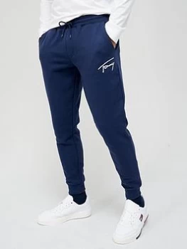 Image of Tommy Jeans Signature Joggers - Twilight Navy, Twilight Navy Size XL Men