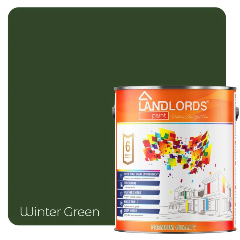 Image of LANDLORDS PAINT One Coat Paint - 20L in Winter Green Winter Green Unisex 20L
