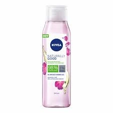 image of NIVEA Naturally Good Rosewater Scent Shower Gel 300ml