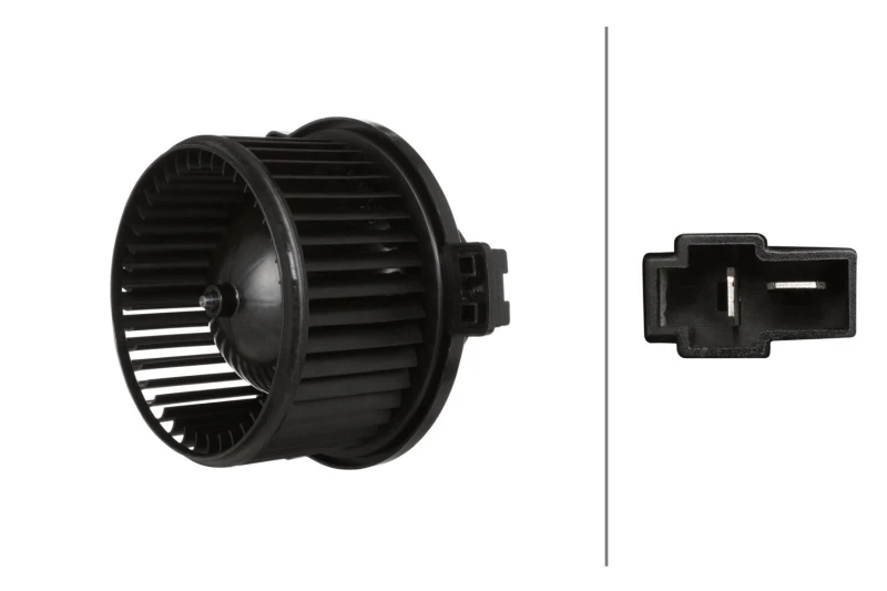 Image of HELLA Blower motor HELLA 8EW 366 400-991