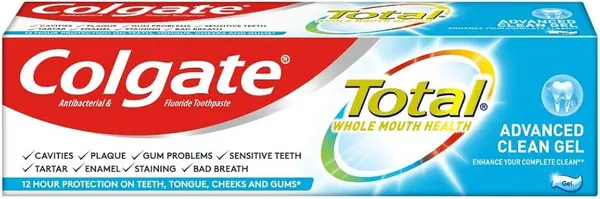 Image of Colgate Total Advanced Clean Gel Toothpaste 75ml