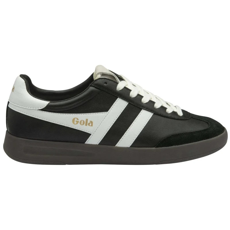 Image of Gola Womens leather Trainers Gola Cyclone Leather Noir Female 37
