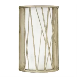 Image of Nest 1 Light Indoor Wall Light Silver Leaf, E27