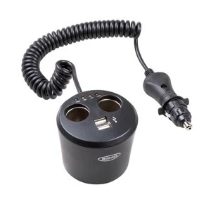 Ring Automotive Ring 12V Multi-Socket with Dual USB Socket