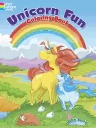 image of unicorn fun coloring book