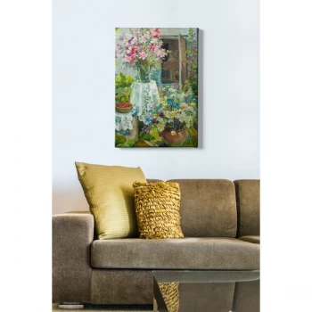 Image of Kanvas Tablo (50 x 70) - 21 Multicolor Decorative Canvas Painting