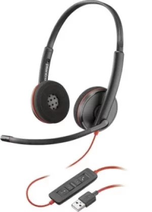 Image of Poly Blackwire C3210 USB C Wired Mono Headset Compatible with Mac and