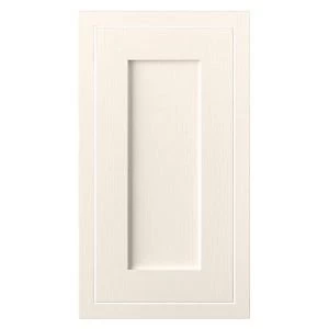 Cooke Lewis Carisbrooke Ivory Framed Standard door W400mm