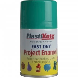 Image of Plastikote Dry Enamel Aerosol Spray Paint Jade 100ml