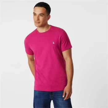 image of Jack Wills Sandleford Classic T-Shirt - Magenta