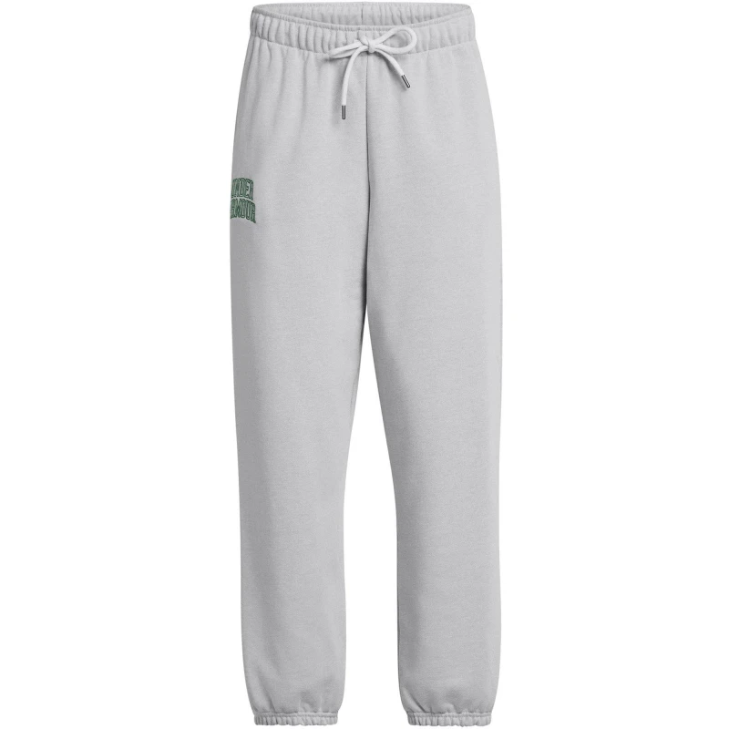Image of Under Armour Womens Closed Hem Fleece Joggers Grey female 8 (XS)