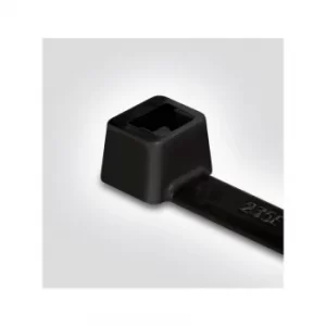 image of Cable Ties, Black, Nylon 300X4.6MM (Pk-100)