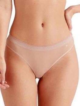 Image of Pretty Polly Thong - Nude, Size XS, Women