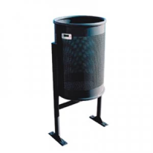 image of Slingsby Round Mesh Bin 60L Dark Grey 322359